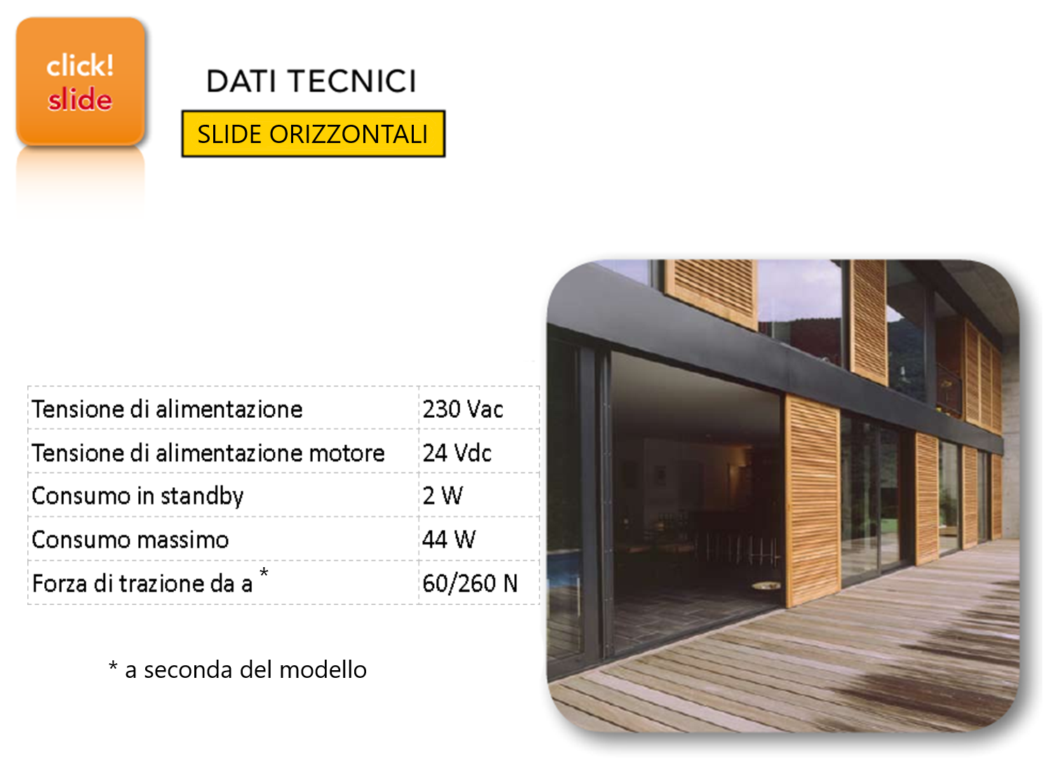 DATI SLIDE ORIZZONTALI CAT